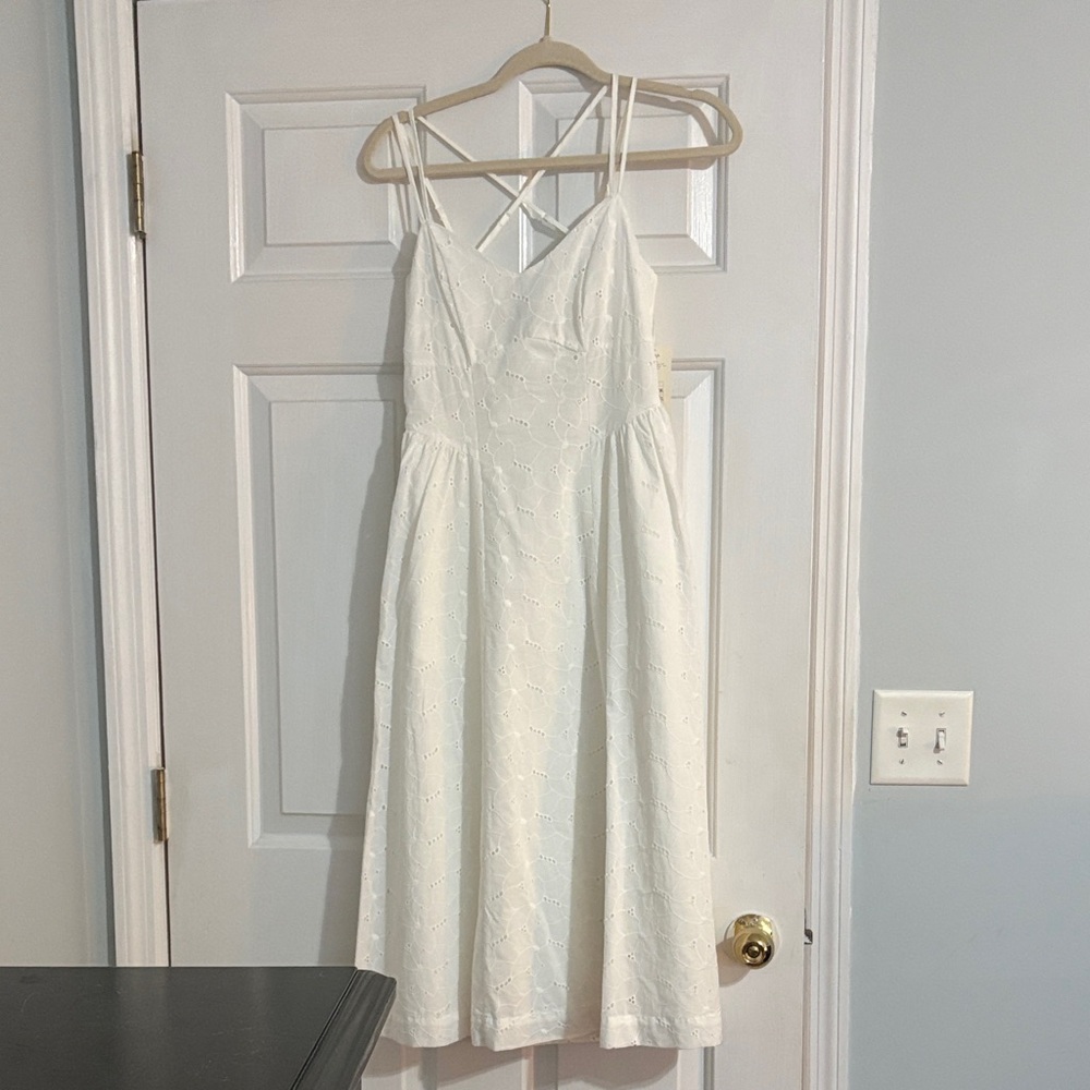 A New Day Strapless White Dress